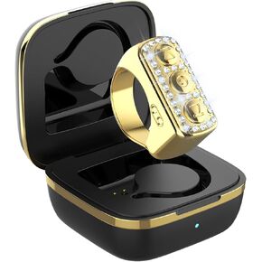 TikTok Scrolling Ring for iPhone, Bluetooth Page Turner for iPad/Kindle App/iPhone/Android, Remote Control for TikTok (Pink)