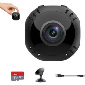 1080P Hidden Camera Wireless WiFi Small Camera with App for Indoor Security, Mini Home Video Nanny Cam with Night Vision, Motion Detection for Pet/Baby, Real Time Record Surveillance Camera