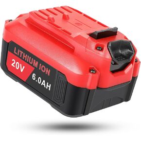 2Pack 20V 6.0Ah 120Wh Replacement Battery for Craftsman V20 Lithium Battery CMCB205, Compatible with CMCB204, CMCB206, CMCB202, CMCB201 20V Cordless Power Tools High Performance Upgrade