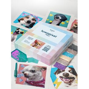 LuwoArte Large Diamond Art Kits for Adults - Brilliant Art Diamond Painting Kit - Paint Gem Art for Adults - Meme Doggies