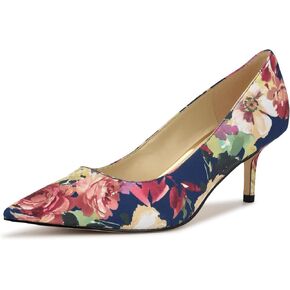 Nine West Women's Arlene Pump, Navy Fall Floral Multi 400, 6.5