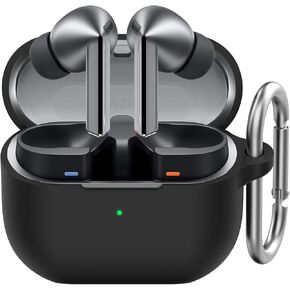 AHASTYLE Samsung Galaxy Buds FE (2023)/Galaxy Buds2 Pro Case/Galaxy Buds 2 Case/Galaxy Buds Pro Case/Galaxy Buds Live Case, Shock-Proof Rugged Protective Cover Case Support Wireless Charging (Black)