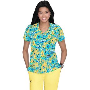 KOI Basics 384PR Leslie Top Wisteria All Over Marble 4XL