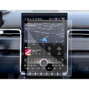 SXCY 2022 2023 2024 GMC Sierra 1500 Tempered Glass Screen Protector 13.4 Inch for 2022 2023 2024 GMC Sierra 1500 13.4 Inch Touch Screen ONLY FIT AT4/AT4X/Denali/Denali Ultimate Clear Tempered Glass Film 2023 2024 GMC Sierra 1500 Touch Accurate Navigation 