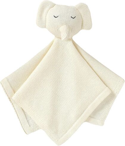 Elephant Security Blanket for Babies Soft Loveys Baby Newborn Essentials Gifts for Toddler and Infant Beige in Saudi Arabia