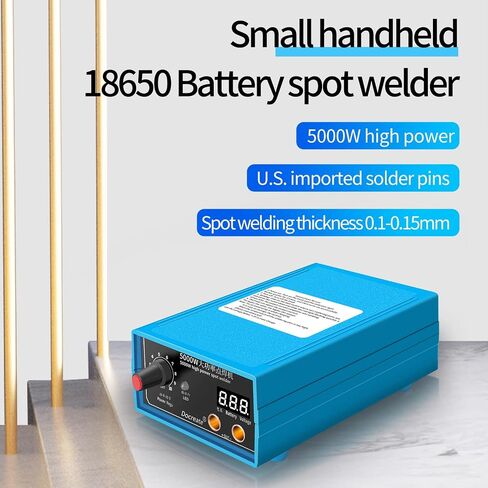 Spot Welder, 5000w Mini Spot Welding Machine, Rechargeable Portable Spot Welder battery, 9 Gears Adjustable DIY Spot Welder in Saudi Arabia