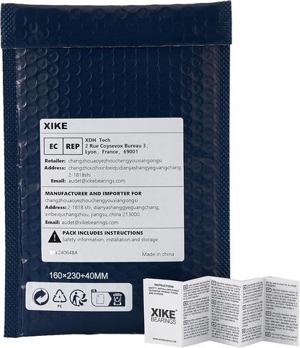 XiKe 100 قطعة 608-2RS محامل سدادة مطاطية مزدوجة 8x22x7 مم، أداء مستقر ومشحم مسبقًا وفعالة من حيث التكلفة، محامل كروية ذات أخدود عميق. in Saudi Arabia
