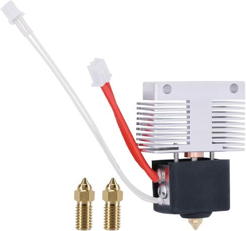 Hotend Kit for ELEGOO Neptune 4 Plus/Neptune 4 Max, All Metal Assembled Extruder Hot End Kit, High-Temperature Resistance Hotend Heater Block with 2 PCS 0.4mm Brass Nozzles in Saudi Arabia