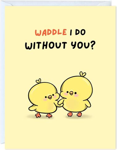 ALY LOU Cute Anniversary Card, Birthday Card for Her Him/Girlfriend Wife/Husband Boyfriend, Friendship Thank You Kawaii Greeting Card (There is nothing else, I’d rather do) in Kuwait