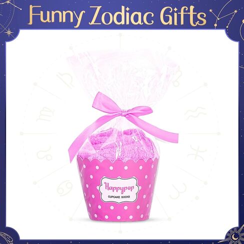 HAPPYPOP Aries Zodiac Birthday Gifts for Women - Astrology Gifts, Constellation Horoscope Gifts for Teen Girls, Funny Space Galaxy Aries Socks Teens in Saudi Arabia