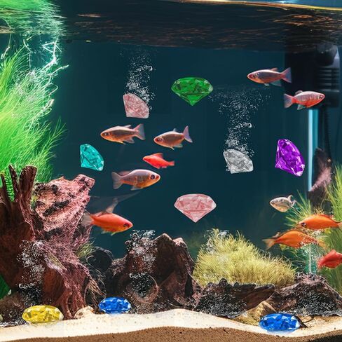 Diving Gem Pool Toys, Diving Gems for Pool for Kids, 16 Big Colorful Diamond Pirate Treasure Summer Underwater Gemstone Swimming Training Gift Water Toy Pool Games for Party Favors Birthday Decoration in Kuwait