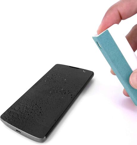 Screen Cleaner 3-in1 Touchscreen Mist Cleaner Spray and Microfiber Cloth Built-in Cleaning Solution Portable Reusable Fingerprint-Proof Spray Bottle for Phone Laptop iPad TV Monitor Car Screen in Kuwait