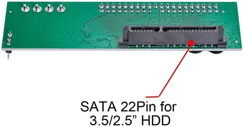 Xiwai SATA أنثى إلى IDE 44Pin محول محول PCBA للكمبيوتر المحمول و 2.5 بوصة قرص صلب in Kuwait