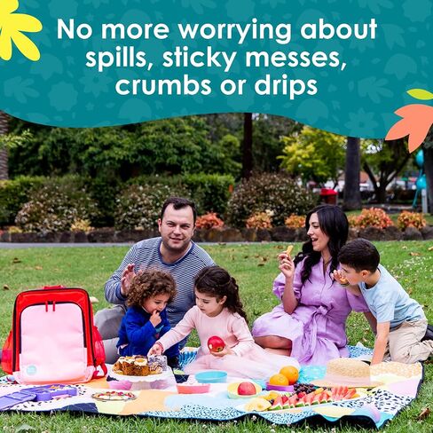 Picnic Rug - Waterproof & Sandproof Picnic Blanket for Beach, Camping & Outdoors - Machine Washable, Lightweight, Foldable & Portable - Flamingo-A-Go-Go Design (Jumbo) in Saudi Arabia