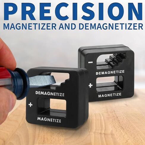 Demagnetizer and Magnetizer - Red - لنصائح مفكات البراغي ، والأجزاء ، والأدوات الصغيرة ، والمسامير الكبيرة أو الكبيرة ، والتدريبات ، وقطع الحفر ، والمآخذ ، والمكسرات ، والمسامير ، والأظافر ، وأدوات البناء الدقيقة in Kuwait