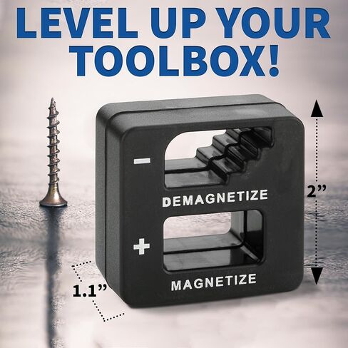 Demagnetizer and Magnetizer - Red - لنصائح مفكات البراغي ، والأجزاء ، والأدوات الصغيرة ، والمسامير الكبيرة أو الكبيرة ، والتدريبات ، وقطع الحفر ، والمآخذ ، والمكسرات ، والمسامير ، والأظافر ، وأدوات البناء الدقيقة in Kuwait