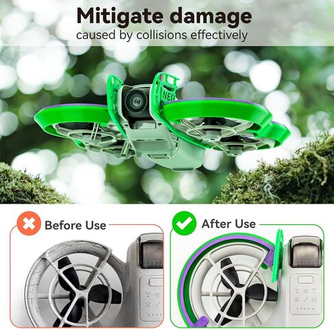 أدوات حزمة الملحقات لـ DJI Neo ، غطاء مكافحة الاكتتاب DJI ، متوافق مع ملحقات DJI Neo Drone Drone ، و Gimbal Pumper Guard (Orange) in Kuwait