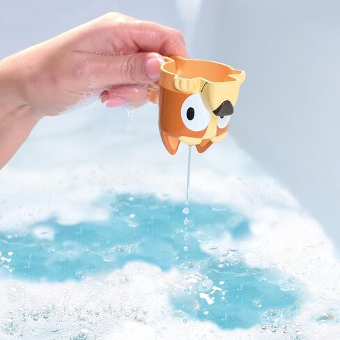 Tomy Toomies Bluey Pull and Go Canoe - Pull String تساعد في التجديف الأزرق عبر الماء - تشمل لعبة Bingo Bath Toy - ألعاب Bluey ولعب الماء - تتراوح أعمارهم بين 18 شهرًا وما فوق in Kuwait