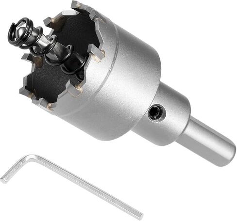 Carbide Hole Saw, 0.8 Inch/21.5mm Diameter, Metal Steel Hole Cutters Drill Bits - (Applications: for Metal Wood), 1-Pieces in Saudi Arabia