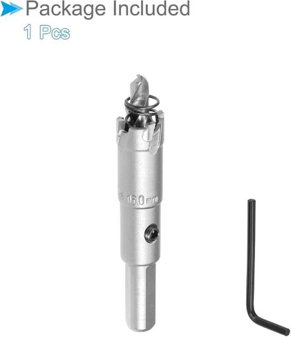 Carbide Hole Saw, 0.8 Inch/21.5mm Diameter, Metal Steel Hole Cutters Drill Bits - (Applications: for Metal Wood), 1-Pieces in Saudi Arabia