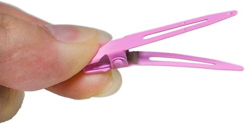 100 Packs roseo Alligator Curl Clips, bandenger 1.8 Inch Single Prong Clips Hair Accessories,for Girls and Women,Hair Styling,Hair Coloring, Random Color (roseo) in Saudi Arabia