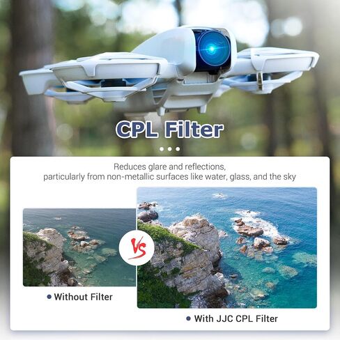 JJC UV Filter Compatible with DJI NEO Drone, Multi-Coated Drone UV Protection Filter with HD Optical Glass & Ultra Lightweight Aluminum in Saudi Arabia