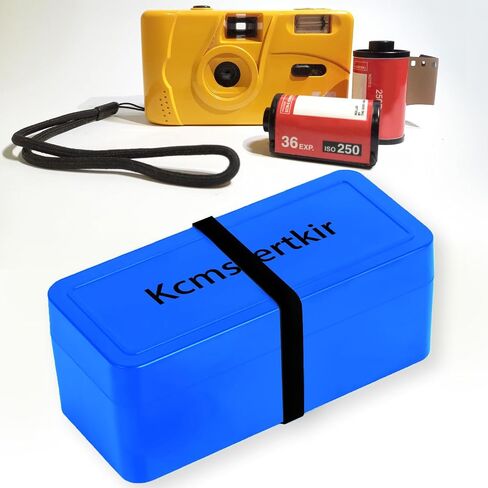 120/135 Film case for Protecting and Sorting Film, Holds 10 Rolls of 135 Film/8 Rolls of 120 Film, ABS freezable (Film not Included) (Black) in Saudi Arabia