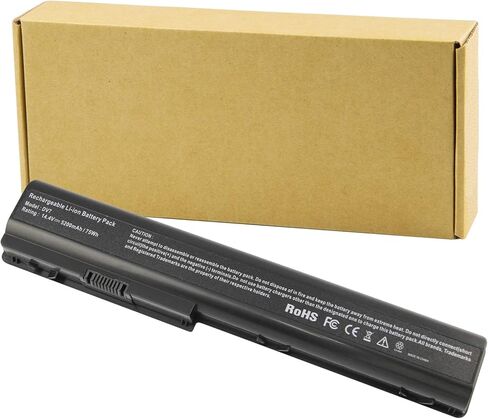 Futurebatt 9Cell Extended 7800mAh Battery for HP EliteBook 8440P 6930P 8440W / ProBook 6550B 6455B / Compaq 6730B 6735B 6700B 6500B 6535B 6530B, fits P/N 482962-001 HSTNN-UB69 KU531AA in Kuwait