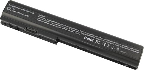 Futurebatt 9Cell Extended 7800mAh Battery for HP EliteBook 8440P 6930P 8440W / ProBook 6550B 6455B / Compaq 6730B 6735B 6700B 6500B 6535B 6530B, fits P/N 482962-001 HSTNN-UB69 KU531AA in Kuwait