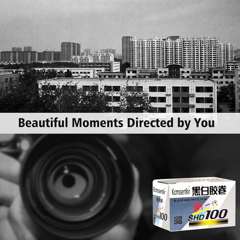 SHD 400, Black and White Print Film,ISO400,35MM,135-36 Exposures 3-Pack + Microfiber Cleaning Cloth in Saudi Arabia