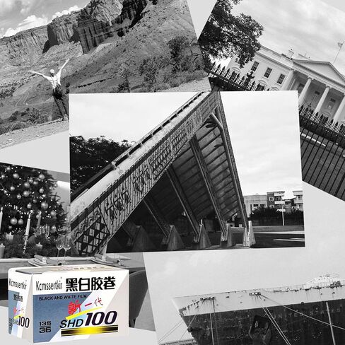 SHD 400, Black and White Print Film,ISO400,35MM,135-36 Exposures 3-Pack + Microfiber Cleaning Cloth in Saudi Arabia