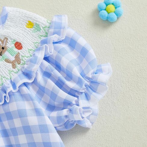 طفلة طفلة عيد الفصح ملابس عيد الفصح حديثي الولادة فقاعة صخور رومبير بودز بودلر in Kuwait