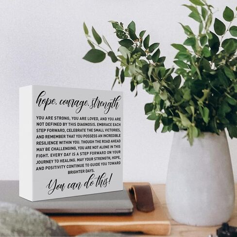 Encouragement Gifts for Women Men, Thinking of You Gifts for Him Her Friend Thoughtful Recovery Gifts for Warrior Breast Cancer Patients Survivor Chemo Gift, Strength of Fighter Heart of a Warrior in Saudi Arabia