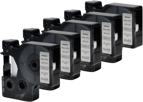 Label Orison-Replacement for Dymo D1 Labels Tape Combo Set 40913 40910 40918 40916 40917 40919 for LabelManager 160 260P 210D 450D,9mm 3/8'' W x 23' L-6 Cartridges in Kuwait