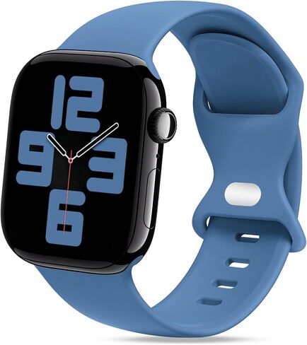 STG Sport Silicone Bands Compatible with Apple Watch Band Ultra 3/2/1 49mm, Series 11/10 46/42mm, 9/8/7 45/41mm, SE 6/5/4 44/40mm, 3/2/1 42/38mm S/M M/L for Women Men in Saudi Arabia