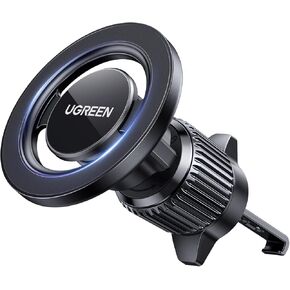 UGREEN Magnetic Phone Holder for Car, MagSafe Car Mount Compatible for iPhone, Strongest Magnet Phone Mount Air Vent Car Phone Holder Compatible with iPhone 15 Pro Max 14 13 12 Cell Phone Accessories