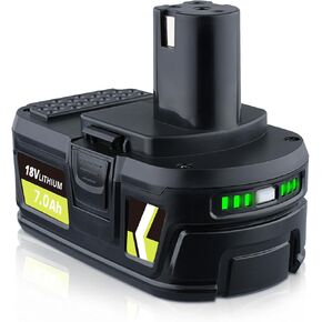 2Pack 7.0Ah P108 Lithium Replacement for Ryobi 18v Battery Compatible with Ryobi 18v P102 P103 P104 P105 P107 P108 P109 Cordless Power Tools