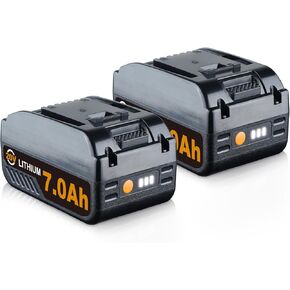 VINIDA 5.0Ah 20V Battery Lithium-ion Replacement for Worx 20V Battery Compatible with Worx Battery 20V WA3520 WA3525 WA3575 WG151s WG155s WG251s WG255s WG540s Cordless Power Tools