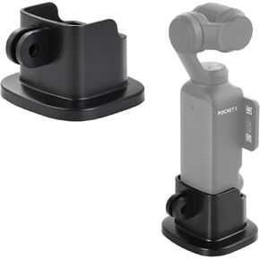 UTEBIT 2 Packs Desktop Mount for DJI Osmo Pocket 3 with Long Screw Adapter Bottom 1/4" Screw Hole