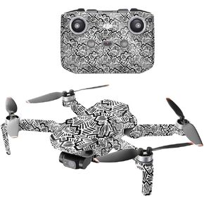 جلود قوية لامعة لامعة متوافقة مع DJI Mini 2 بدون طيار محمول - حمض الحمض الحمضي ، وميدان اللمعان عالية اللمعان سهلة التطبيق وتغيير أنماط مصنوعة في الولايات المتحدة in Saudi Arabia