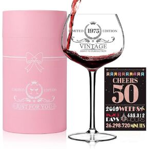 40th Birthday Gifts Women, Vintage 1984 40th Birthday Wine Glass, 40 Year Old Birthday Decorations for Women, Funny Turning 40 Present for Her, Best Friends, Daughter, Sister, Coworkers, Teacher in Saudi Arabia