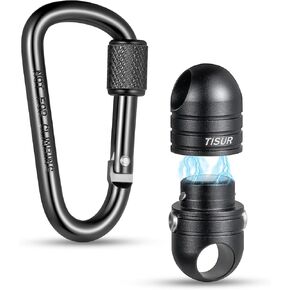 TISUR Magnetic Quick Release Keychain,Magnet Carabiner Clip Key Holder, Detachable Key Chain Rings for Car Keys,Pull Apart Keychain Organizer Accessories for Men Women