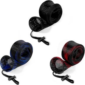 3 PCS Spinning Rod Sleeve - Fishing Pole Sleeve Fishing Rod Cover Fishing Rod Sleeve with Lanyard- Rod Protector Fishing Rod Sock