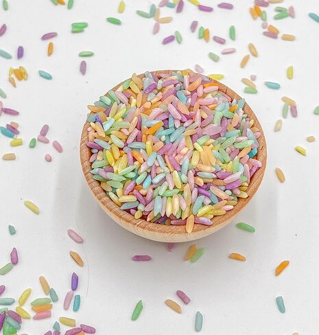 Rainbow Rice Sensory Bin Filler for Sensory Table - Colored Rice for Sensory Play (4 Cups - 2LB) in Saudi Arabia