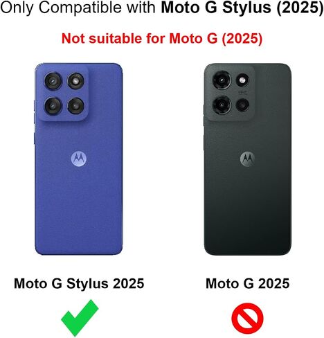 for Motorola Moto G Stylus 5G 2024 Case + Screen Protector Tempered Glass, Clear Phone Case Reinforced Corner Shockproof Flexible TPU Silicone Cover for Moto G Stylus 5G 2024 - Transparent in Kuwait