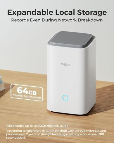 REOLINK 4K Solar Security Cameras Wireless Outdoor System, 360° Pan & 140° Tilt, Smart Motion Detection, 2.4G/5G Wi-Fi, Encrypted Local Storage, No Monthly Fee, Home Hub with 2X PT Ultra Cam Kit in Saudi Arabia