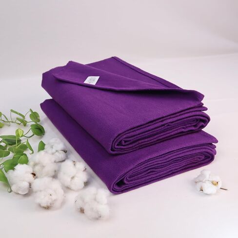 Yoga Blanket Set of Two, Handwoven Cotton Iyengar Yoga Blanket for Restorative Yoga, Soft & Durable Yoga Blanket, Ideal for Yoga & Meditation in Saudi Arabia