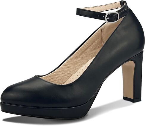 Close Toe Toe Classic High Heels Platform High High Cheels Round Toe Low Flatfor in Kuwait