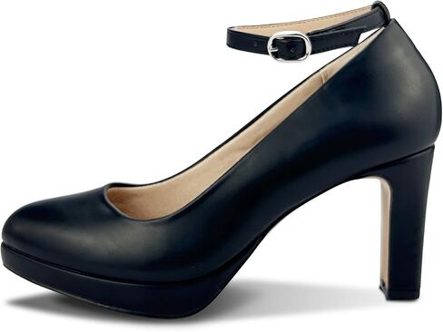 Close Toe Toe Classic High Heels Platform High High Cheels Round Toe Low Flatfor in Kuwait