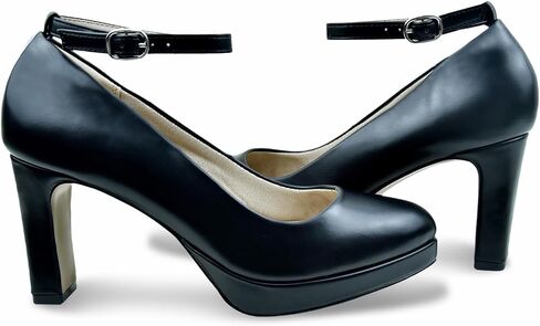 Close Toe Toe Classic High Heels Platform High High Cheels Round Toe Low Flatfor in Kuwait